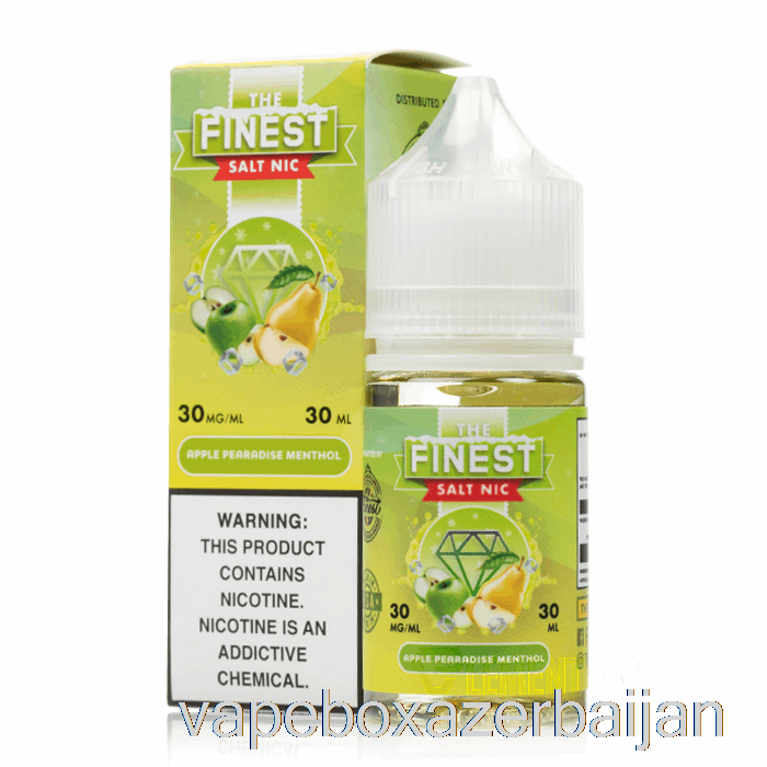 Vape Smoke Apple Pearadise MENTHOL - The Finest Fruit Edition Salt Nic - 30mL 30mg